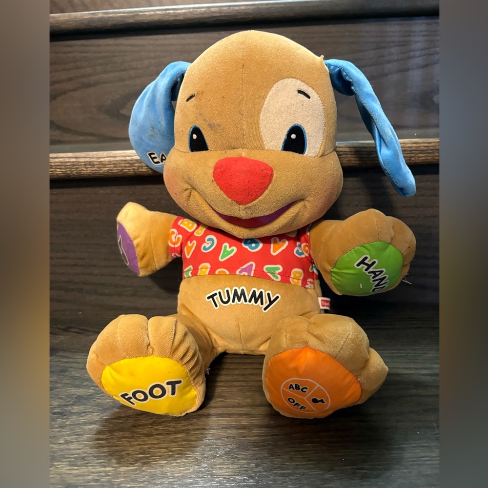 Fisher price vintage singing & educational puppy EUC